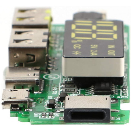 18650 Charger Board Lithium Battery Charging Module Dual USB 5V 2.4A Mini Type-C 2000 mAh Power Bank Module DIY