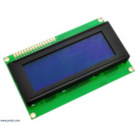 20x4 LCD Display With Blue Back-light