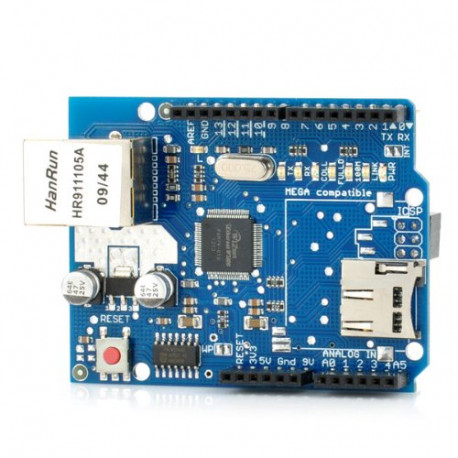 Ethernet Shield W5100 Network Expansion Board W/ Micro Sd Card Slot For Arduino